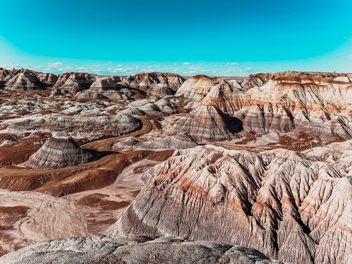 painted desert petrified forest arizona road trip