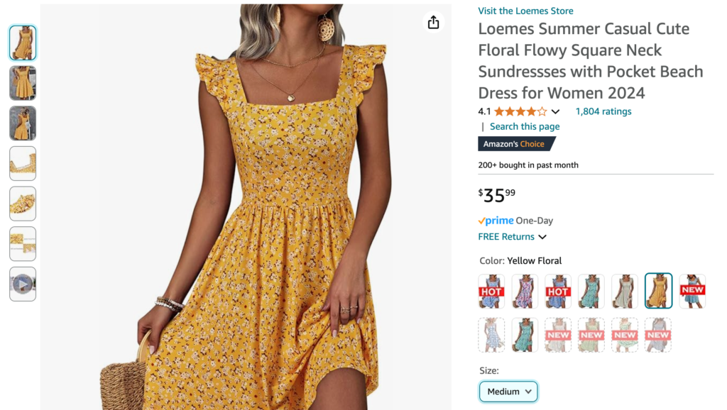 sun dress arizona road trip packing list